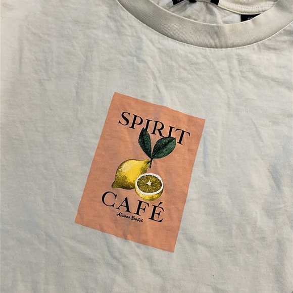 SCOTCH AND SODA Spirit Cafe cropped box tee medium - Picture 3 of 6